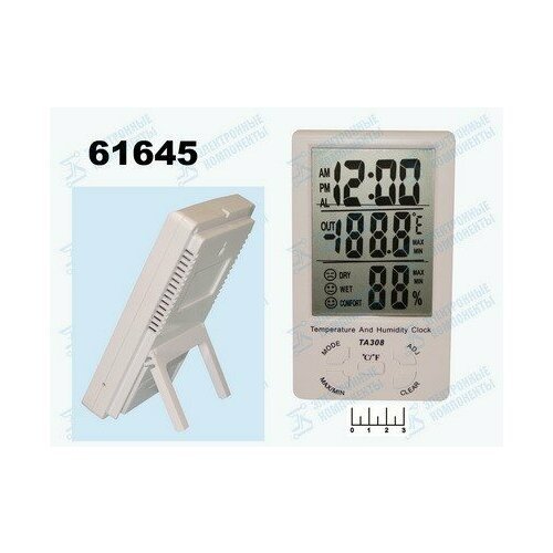 Термометр-гигрометр электронный TA-308