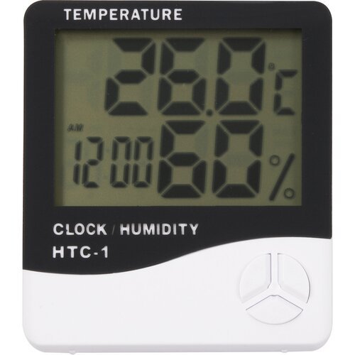 Термометр-гигрометр электронный цифровой HTC-1, домашняя метеостанция Red Line